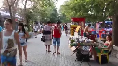Крым. Евпатория. парк Фрунзе - YouTube