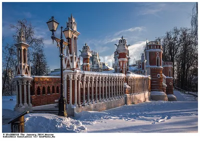 Фотография Музей-усадьба Царицыно зимой | Фотобанк ГеоФото/GeoPhoto |  GetImages Group