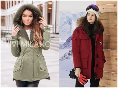 Парка женская зимняя - фото, какие куртки в моде и с чем их носить зимой