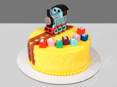 Торт Паровозик Томас на 2 года №194814 заказать с доставкой