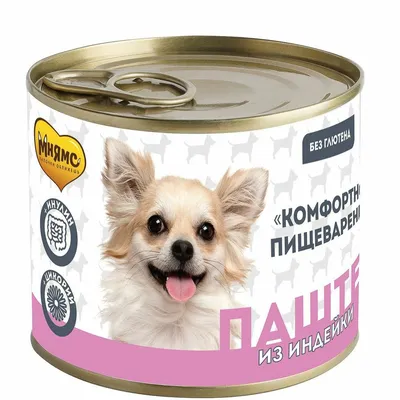 Мнямс влажный корм для собак, паштет с индейкой, в консервах - 200 г х 12  шт - купить с доставкой по выгодным ценам в интернет-магазине OZON  (1063117371)