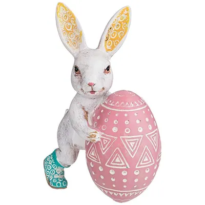 Окрашенный деревянный Пасхальный кролик, настольные украшения, кролики,  Декор для дома, искусственные украшения, детский подарок на день |  AliExpress