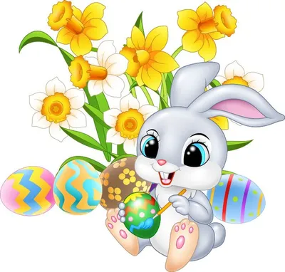 Easter Bunny. Пасхальный кролик. PNG. | Кролик в искусстве, Художественные  поделки из яиц, Пасхальный заяц