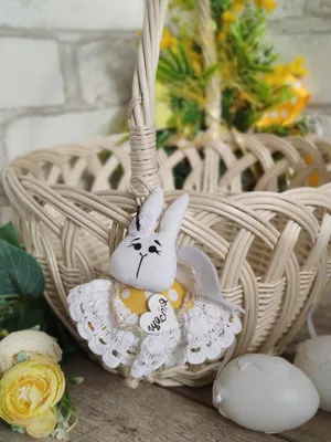Заяц-яйцо, пасхальный декор, пасхальный кролик №1089798 - купить в Украине  на Crafta.ua