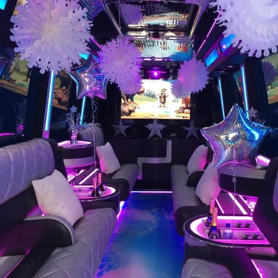Birthday Party Bus Rental Las Vegas Nevada - Crown LV