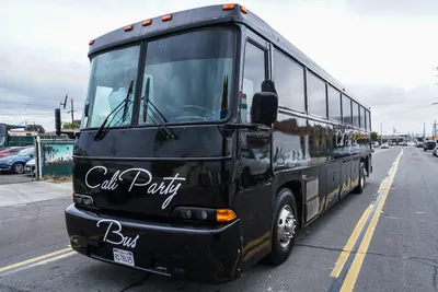 BLACK PEARL\" - 40 Person Party Bus - Cali Party Bus San Diego | Limo Bus |  Wine Tours
