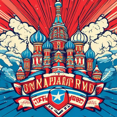 Россия, патриотический арт, векторная …» — создано в Шедевруме
