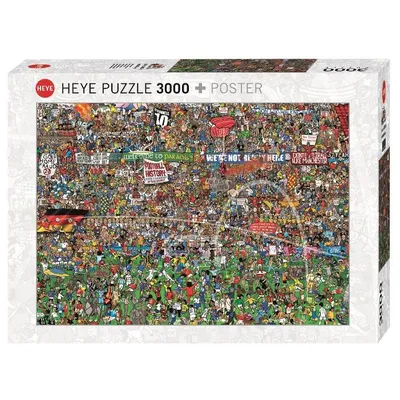 Купить Пазл Heye Puzzle + Poster История футбола, Benett (29205) 3000 шт.  по Промокоду SIDEX250 в г. Новосибирск + обзор и отзывы - Пазлы в  Новосибирск (Артикул: RTAXTXM)