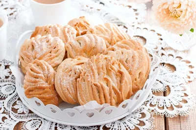 Печенье хризантема через мясорубку рецепт с фото