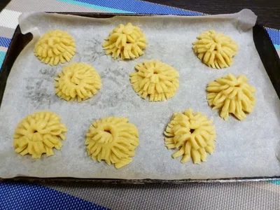 Как приготовить домашнее печенье хризантема. | How to cook homemade cookies  chrysanthemum. - YouTube