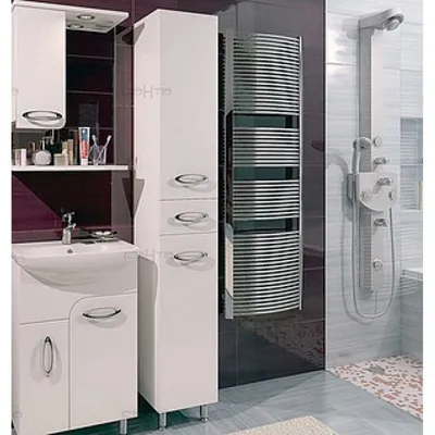 ▷ Шкаф-Пенал для ванной комнаты Санта Афины 30 SA-46-008 • нет в наличии •  купить в интернет магазине сантехники «San-Design»: описание, фото, отзывы