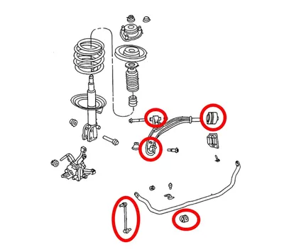 Стойка подвески передняя левая для Nissan Primera P12, 2006, купить б/у,  артикул 54286570