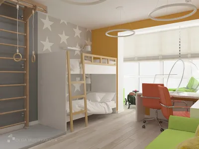Планировка детской комнаты: варианты планировки детской спальни | Houzz  Россия