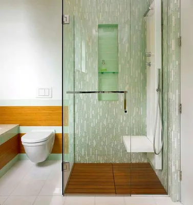 Стеклянные перегородки и экраны в ванной комнате: 40 примеров | myDecor