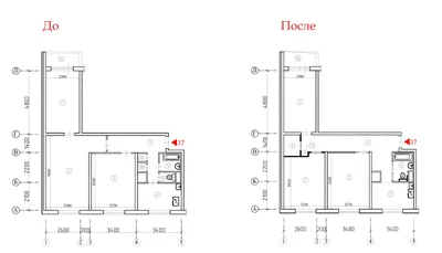 Перепланировка трёхкомнатной квартиры в хрущевке - фото, дизайн квартиры -  PEREPLAN