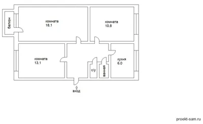 Планировка 2 двухкомнатной квартиры хрущевки (10 вариантов) | Студия Дениса  Серова