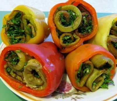 Перец, фаршированный овощами, на зиму пошаговый рецепт