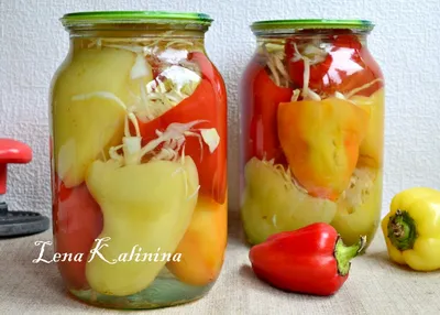 Фаршированные перцы с фаршем и овощами - рецепт автора Анна