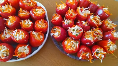 Сметут со стола первым: потрясающий рецепт маринованного фаршированного  перца