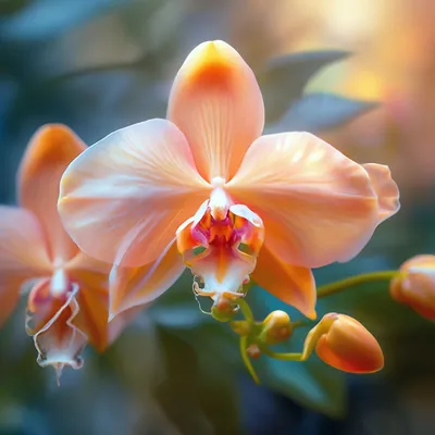 Орхидея Энни персиковая Latex 842360 – купить по цене 975 ₽ в Москве в  интернет-магазине ogogo.ru
