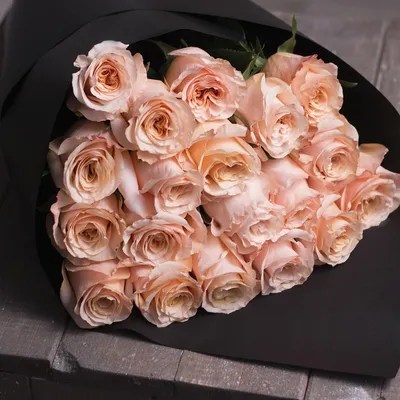 Букет \"Персиковые розы\" - заказать с доставкой недорого в Москве по цене 2  590 руб.