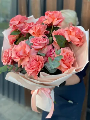 Персиковые розы, артикул: 333073607, с доставкой в город Керчь