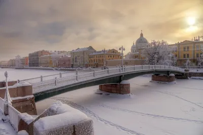 Петербург зимой фото фотографии
