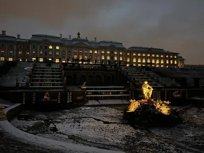 Петергоф, со всеми парками, включая Ораниенбаум, Александрию и Стрельну,  перешёл в режим \"зима\" | А что в Петербурге | Дзен