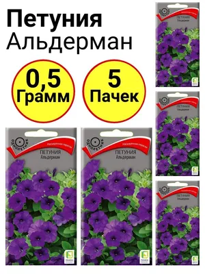 Петунии Поиск Петуния Альдерман - купить по выгодным ценам в  интернет-магазине OZON (1077778285)