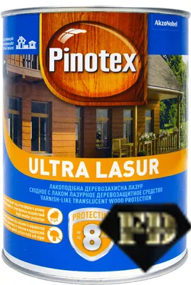 Pinotex Ultra,Влагостойкая защитная лазурь для древесины, с воском, красное  дерево, 9л купить в Москве по цене 11 480 руб. в интернет-магазине Термокит