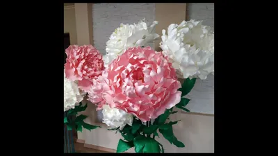 Пионы из изолона 2 простых способа / Isolon Peonies 2 Easy Ways - YouTube