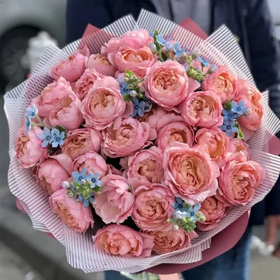 Букет пионовидные розы №117 - 🌹 Цветы Новосибирск: