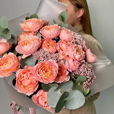 1️⃣ Пионовидные розы Red Piano Алматы | Лучшие цены в Pro-buket