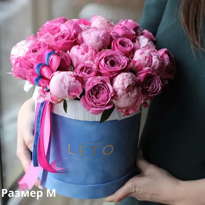 Купить розовые пионы Сара бернар с пионовидными кустовыми розами по  доступной цене с доставкой в Москве и области в интернет-магазине Город  Букетов