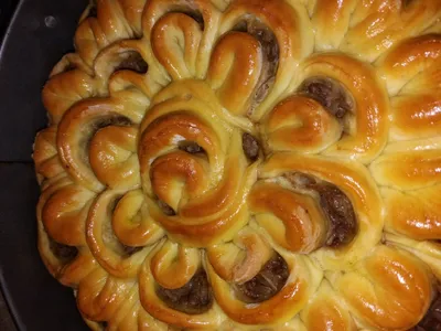 Dr. Bakers on Instagram: \"Необычный и очень праздничный пирог с говяжьим  фаршем, сыром и луком 🥧 МЯСНОЙ ПИРОГ “ХРИЗАНТЕМА” 🥧 --- 👉 Вам  понадобится (для приготовления пирога диаметром 22-24 см): Для теста: •
