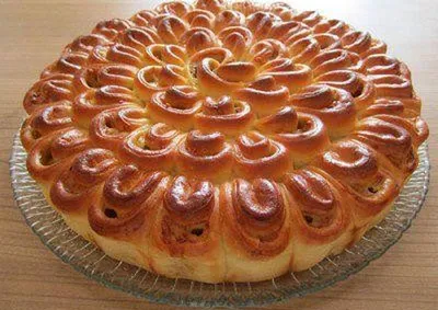 Мясной пирог хризантема (63 фото) »