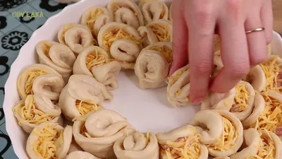 Пирог Хризантема с фаршем и сыром рецепт с фото пошагово - 1000.menu