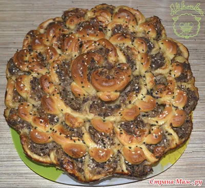 Пирог Хризантема 🥨 💝 🥐 - рецепт автора Лариса Гладенко 🌞❇️❣️💠