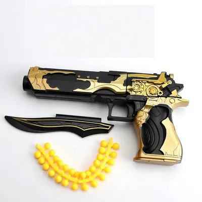 Игрушечный пистолет со звуком и светом при стрельбе Desert Eagle купить по  низким ценам в интернет-магазине Uzum (565197)