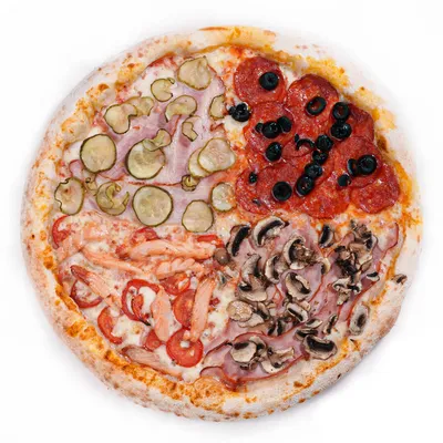 Pizza Quattro Stagioni (пицца Четыре сезона) - SushiHoll - cуши, роллы и  сеты с доставкой в Днепре