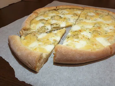 Пицца \"4 сыра\"🧀 Осторожно, много фоток сыра🤤 - рецепт автора Всметане -  блог о еде🍕🥗🍰