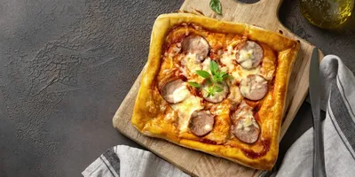 Домашняя пицца без дрожжей – кулинарный рецепт