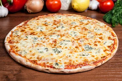 Рецепт блюда Пицца \"Четыре сыра\" по шагам с фото и временем приготовления