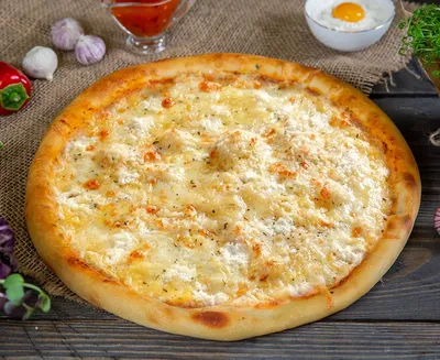 Пицца 4 сыра - рецепт автора Елена