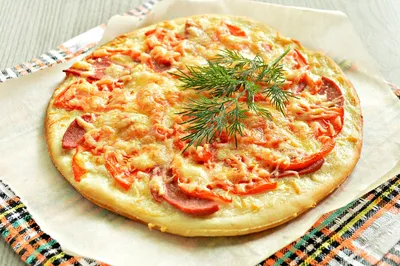 Пошаговый рецепт пиццы на слоеном тесте с фото за 30.0 мин, автор Максим  Жуков - Food.ru