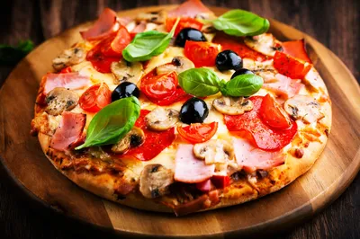 Пицца с грибами и сыром по-французски — пошаговый рецепт | С.Пудовъ