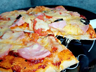 Пицца с прошутто и грибами | Pizza with proscciutto and mushrooms •  Поместье-парк