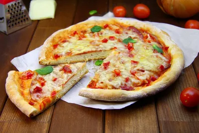 Пицца на кефире рецепт с фото