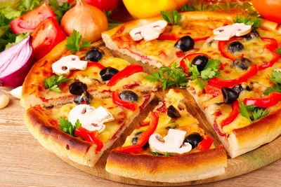Пицца на кефире в духовке - пошаговый рецепт с фото на Повар.ру