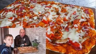 Пицца на сковороде на кефире - пошаговый рецепт с фото на Повар.ру